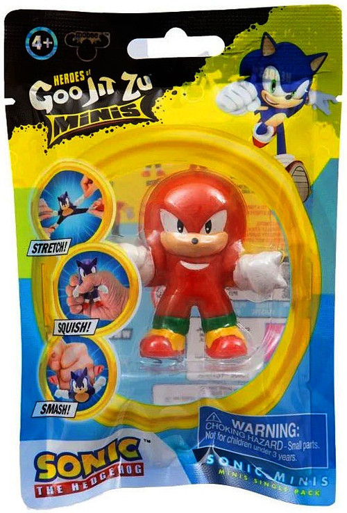 Heroes of Goo Jit Zu Minis Sonic 6 Pack - Collectible Stretchy Minis, 6  Stretchy Sonic Characters