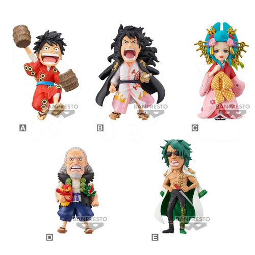 Figurine One Piece WCF - Gorosei Elders - Banpresto - Neuf Sous Blister