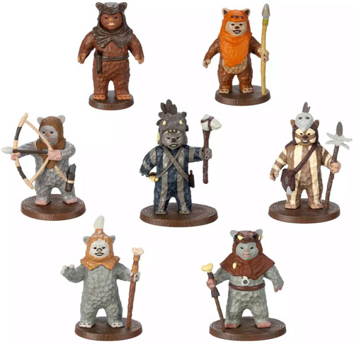 Disney Star Wars Return of the Jedi 40th Anniversary Ewoks 7-Piece