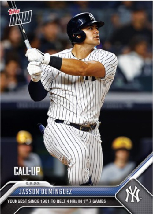 MLB New York Yankees 2023 NOW Baseball Single Card Jasson Dominguez ...