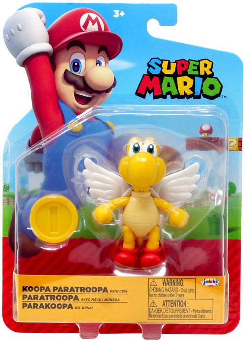 Super Mario Koopa Paratroopa 4 Action FIgure with Coin Jakks Pacific -  ToyWiz