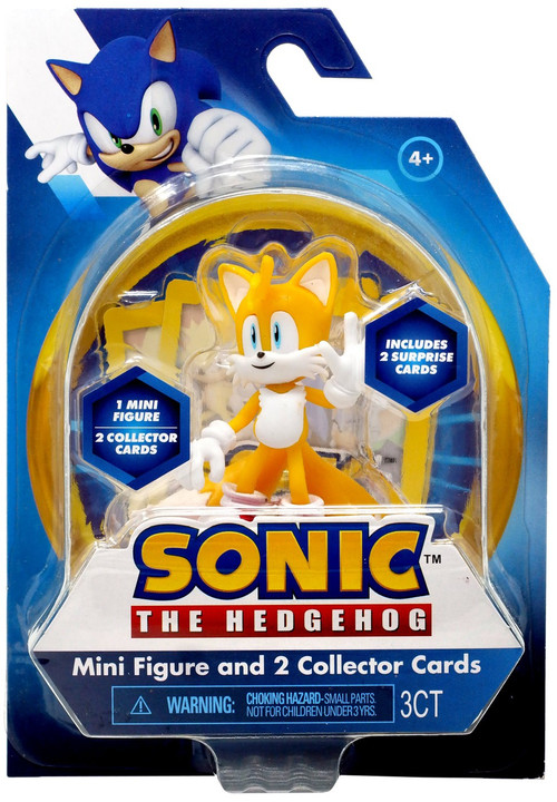 Sonic The Hedgehog Tails 3 Mini Figure 2 Collector Cards Forever