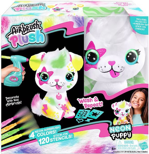 Airbrush Plush NEON Puppy Exclusive Activity Kit Canal Toys - ToyWiz