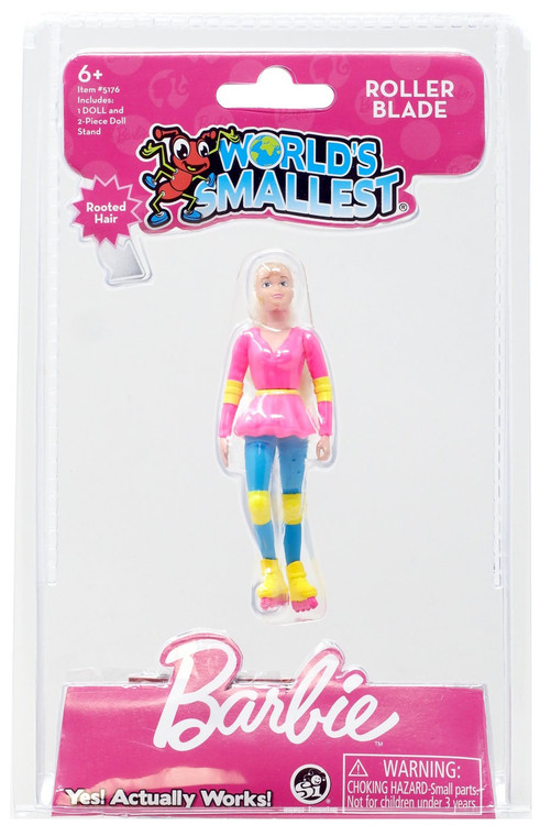 Barbie Worlds Smallest Roller Blade 3.5 Doll Super Impulse
