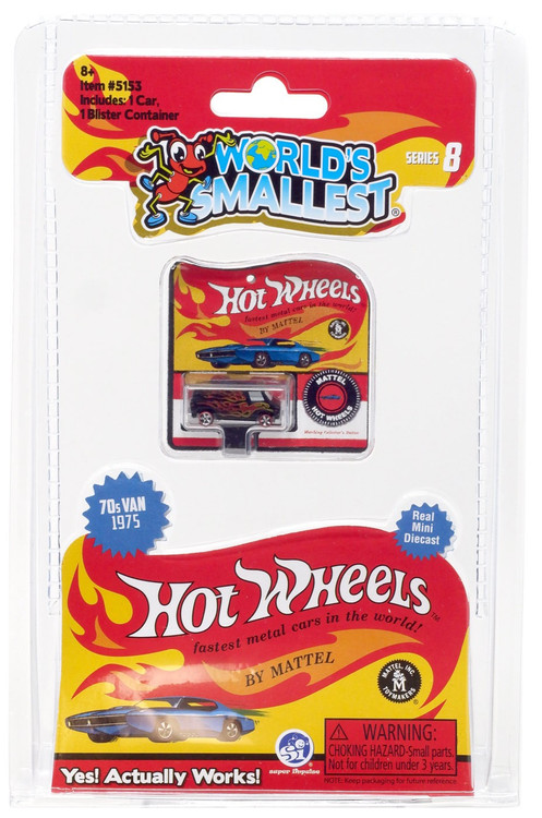 Worlds Smallest Hot Wheels Series 8 70s Van 1975 Diecast Car Super ...