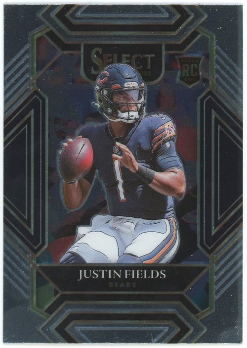 NFL 2021 Prizm Football Single Card Justin Fields 334 Rookie - ToyWiz