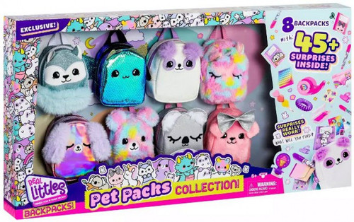 Shopkins Real Littles Backpacks Pet Packs Collection 8 Backpacks