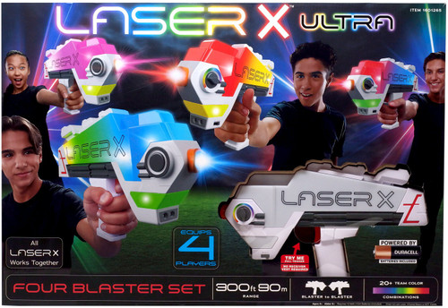 ラベンダー、4点セット Laser X Ultra Four Blaster Set Exclusive 4-Player Set NSI - ToyWiz