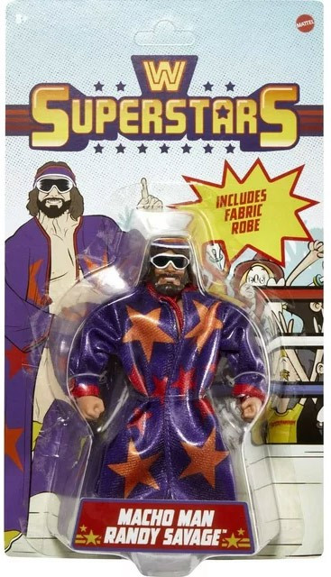 WWE Wrestling Retro Superstars Macho Man Randy Savage Exclusive
