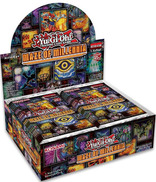 yu-gi-oh ccg: booster box: maze of millennia Yu-Gi-Oh: Pack: Take a look at just some of the spoils that await you within this maze! Konami YU-GI-OH CCG: Booster Box: