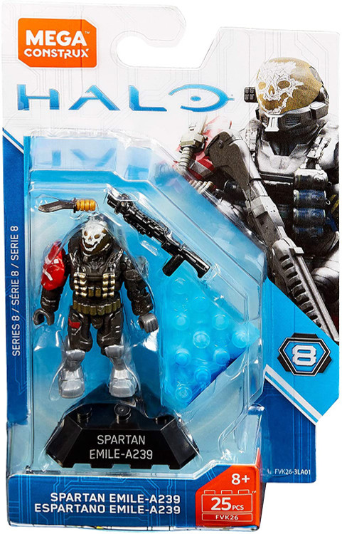 Halo Heroes Series Spartan Emile-A239 Mini Figure Damaged