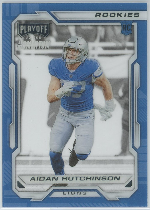 NFL Detroit Lions 2022 Panini Select Draft Picks Aidan Hutchinson Blue  Concourse Trading Card #33 [Rookie]