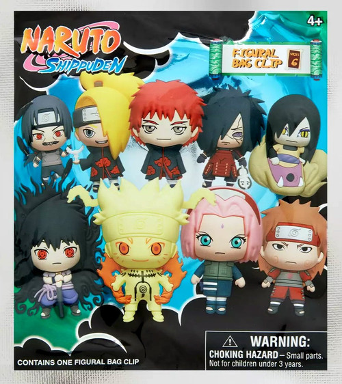 Naruto Shippuden 3D Figural Keyring Naruto Shippuden Series 2 Mystery Pack  1 RANDOM Figure Monogram - ToyWiz