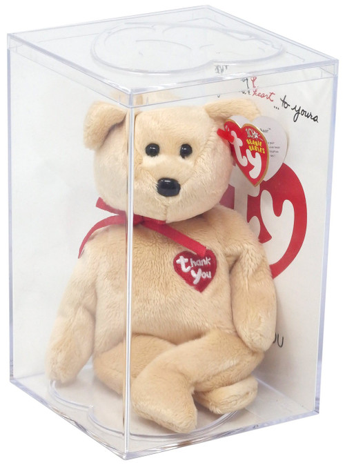 Beanie Babies Thank You Bear Beanie Baby Plush 2003 Ty - ToyWiz