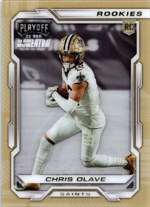 NFL 2022 Panini Chronicles Playoff Football Chris Olave PMR-9 [Rookie, Momentum]