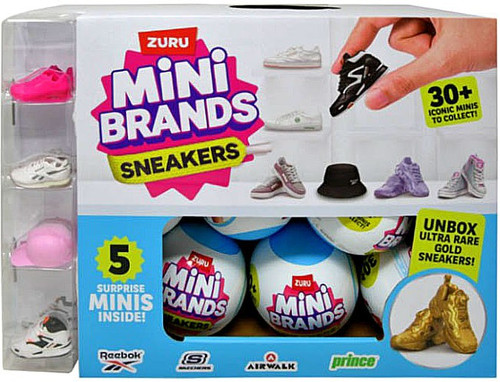 5 Surprise Mini Brands Sneakers Mystery Box 21 Packs Zuru Toys - ToyWiz