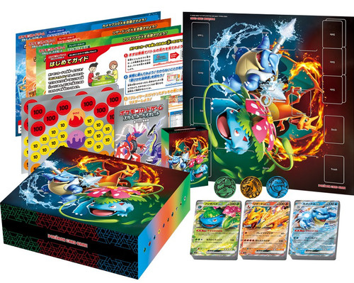 Pokemon 151 ex Venusaur, Charizard Blastoise Special Deck