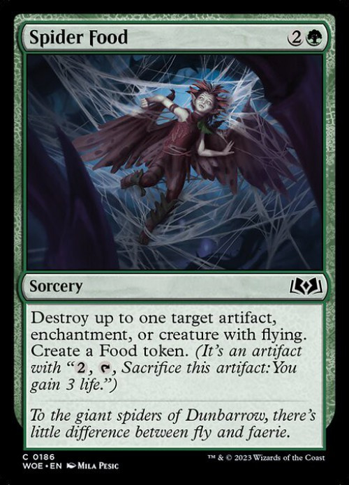 mtgwildsofeldraine186spiderfoo