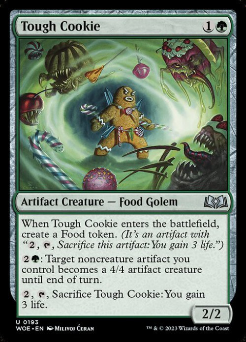 Magic The Gathering Wilds of Eldraine Single Card Uncommon Tough Cookie 193 - ToyWiz Magic The Gathering Wilds of Eldraine Single Card Uncommon Tough Cookie 193 - ToyWiz
