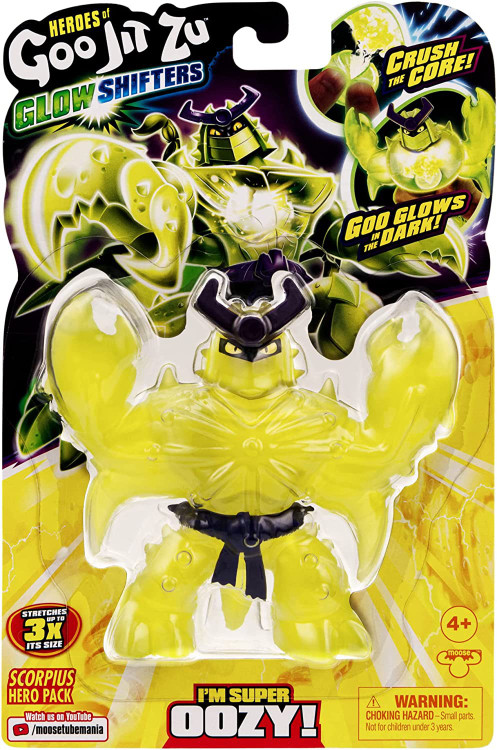 Heroes of Goo Jit Zu Glow Shifters Scorpius Action Figure Goo