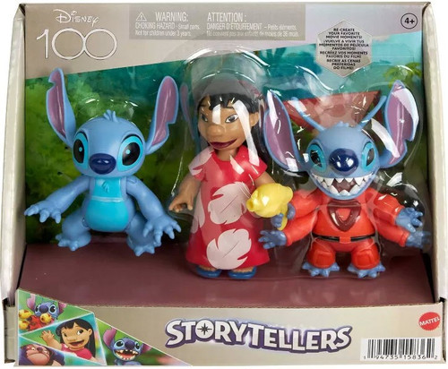 Disney100 Storytellers Finding Ohana Pack Action Figure Set Lilo