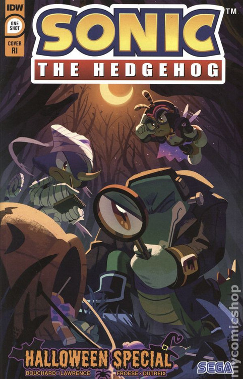 IDW Publishing Sonic Hedgehog Halloween Special Comic Book 1C 110 ...