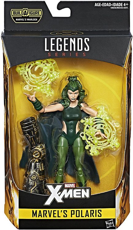 Marvel X-Men Marvel Legends Warlock Series Polaris 6 Action