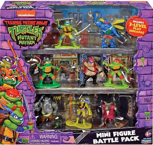 Teenage Mutant Ninja Turtles BST AXN Super Shredder 8 Action Figure The  Loyal Subjects - ToyWiz