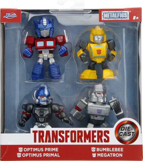Transformers Metalfigs Die Cast Optimus Prime, Optimus Primal