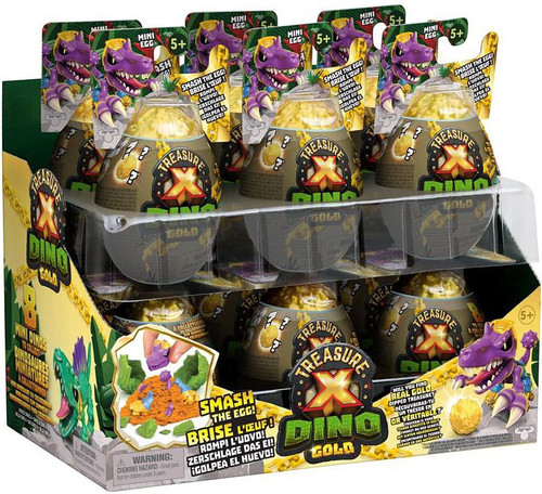 Treasure X Dino Gold Series 4 Mini Egg Myster Box 12 Packs