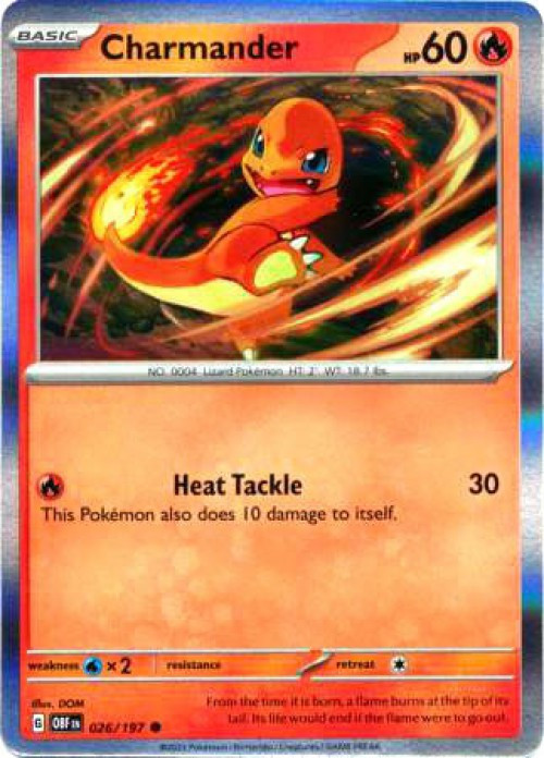 pokemon obsidian flames promo card list Charizard ex SVP 056 - Black Star Lot - Charmeleon Charmander Promo Foil (30) This Pokemon does 10 damage to itself. Pokmon TCG: Scarlet & VioletObsidian