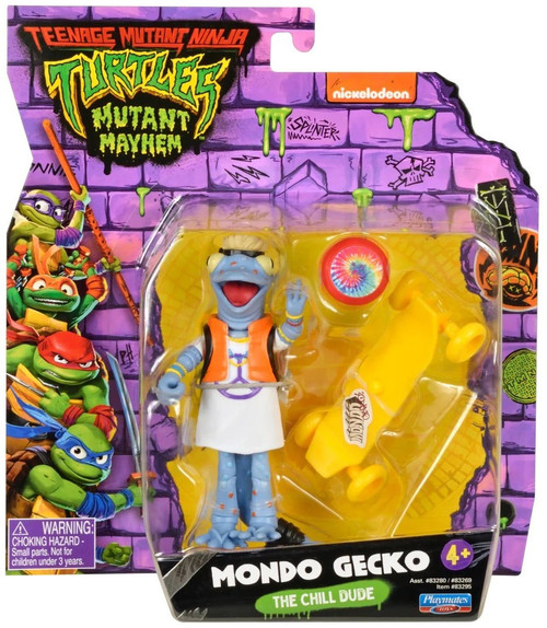 Teenage Mutant Ninja Turtles Mutant Mayhem Mondo Gecko 4 Action Figure ...