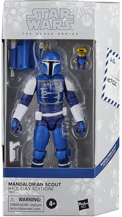Star Wars The Black Series Mandalorian Scout (Holiday Edition) – Action Figure 15 Cm