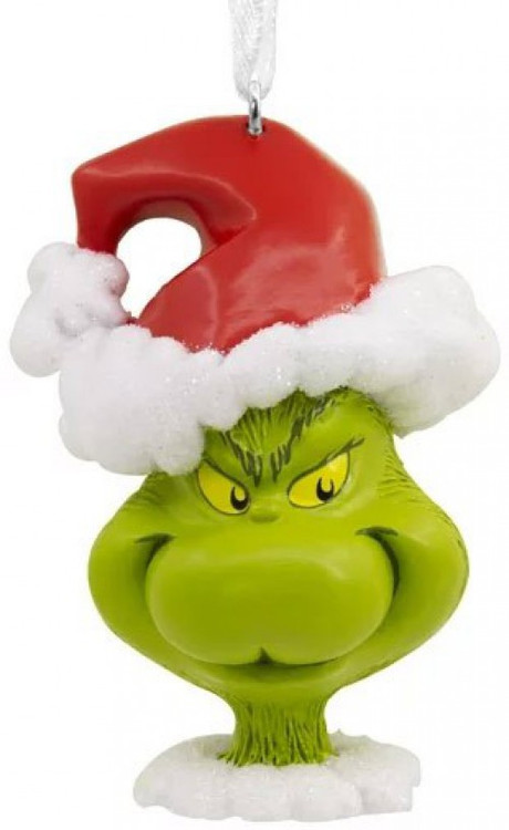 Grinch with Heart and Santa Hat, 4 Foot 