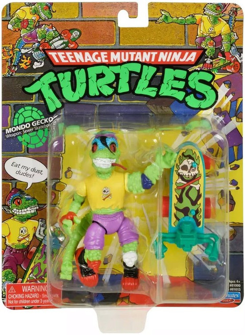 Basic Figures Mondo Gecko (Teenage Mutant Ninja Turtles (TMNT), Original  Toyline, Good)