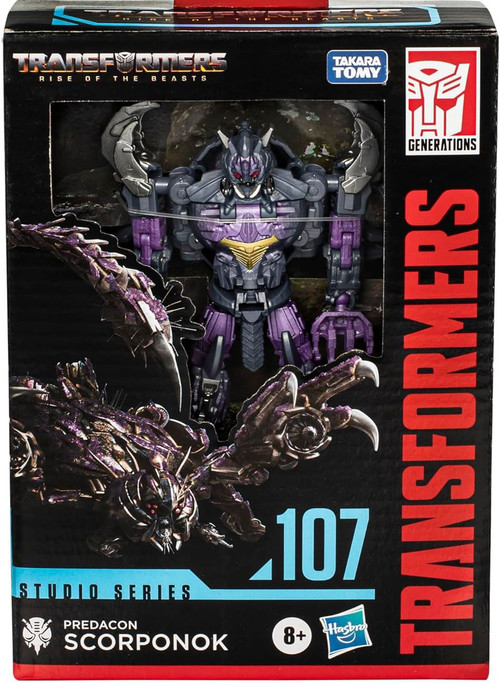 Transformers Generations Studio Series Scorponok Deluxe Action Figure 107  Rise of the Beasts Hasbro - ToyWiz