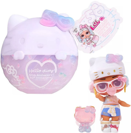 LOL Surprise Loves Hello Kitty Doll Crystal Cutie Pack 50th Anniversary MGA  Entertainment - ToyWiz