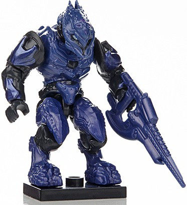 Mega Bloks Halo Series 7 Zealot Elite Minifigure Purple Loose - ToyWiz