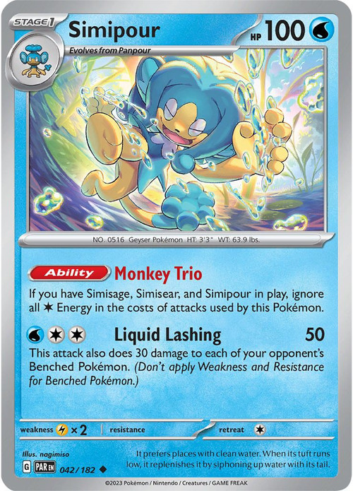 その他 L GEAR SOLID TRADING CARD HIPPO 100 Pokemon Trading Card Game Paradox Rift Single Card Uncommon