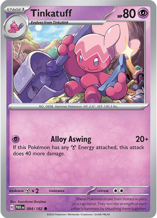 tinkatink pokemon card value #216 Prices | Paldea Evolved 165/091 / Shiny Rare Card Type / HP / Stage Tinkatink [Reverse Holo] #83 Prices