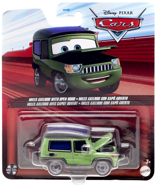 Disney Pixar Cars Metal Miles Axelrod 155 Diecast Car with open
