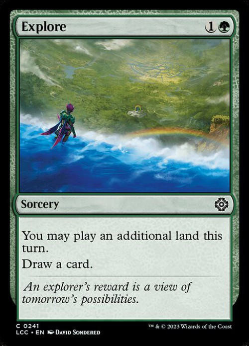 Magic The Gathering The Lost Caverns of Ixalan Commander Single Card Common  Explore 241 - ToyWiz