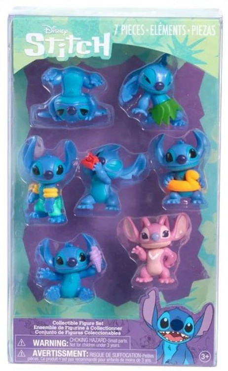 Disney Lilo Stitch Exclusive Mini Figure 7-Pack Just Play - ToyWiz