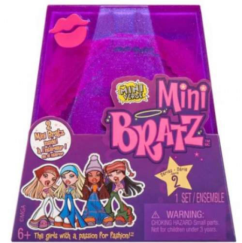 MGA's Miniverse Mini Bratz Limited Edition 2-Pack, Holiday Felicia and Tweevils Mini Figures in Display Packaging