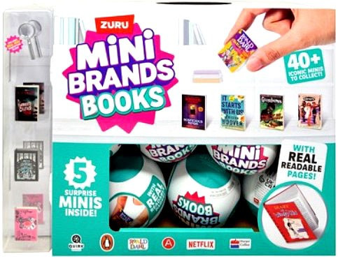 Amazon.com: Mini Brands Books Capsule by ZURU Real Miniature
