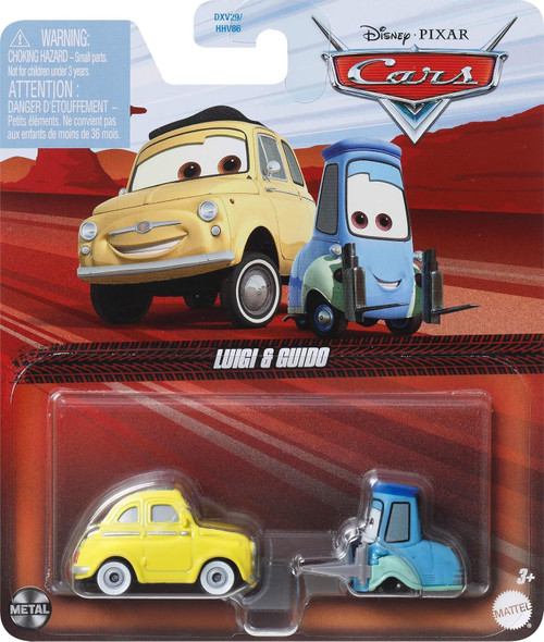 Disney Pixar Cars Metal Luigi Guido 155 Diecast Car Mattel Toys