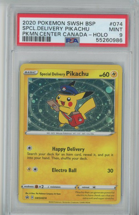 special delivery pikachu pokemon card        Christmas Ornament Included! Special Delivery Pikachu #SWSH074 Prices