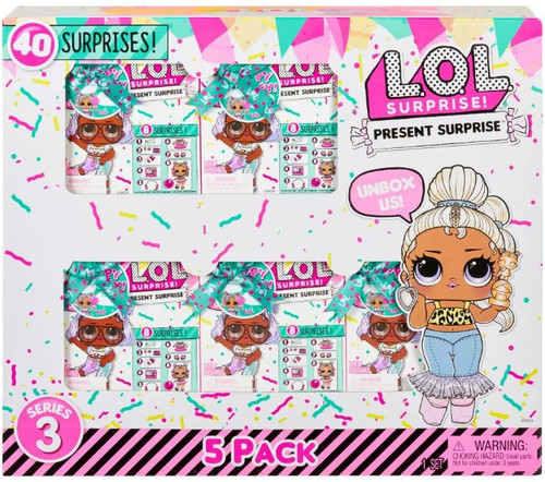 lol surprise シリーズ3wave2 5個 LOL Surprise Present Surprise Series 3 Exclusive Mystery 5-Pack