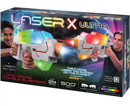Laser X Ultra Long-Range Double Blasters Exclusive 2-Player Set NSI - ToyWiz