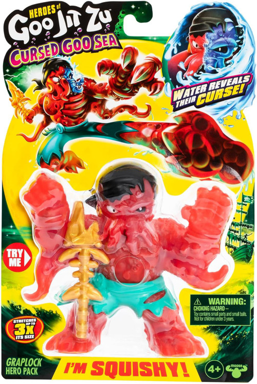 妖塊 E.ムランジーニョ クリアオレンジ Heroes of Goo Jit Zu Cursed Goo Sea Graplock Action Figure